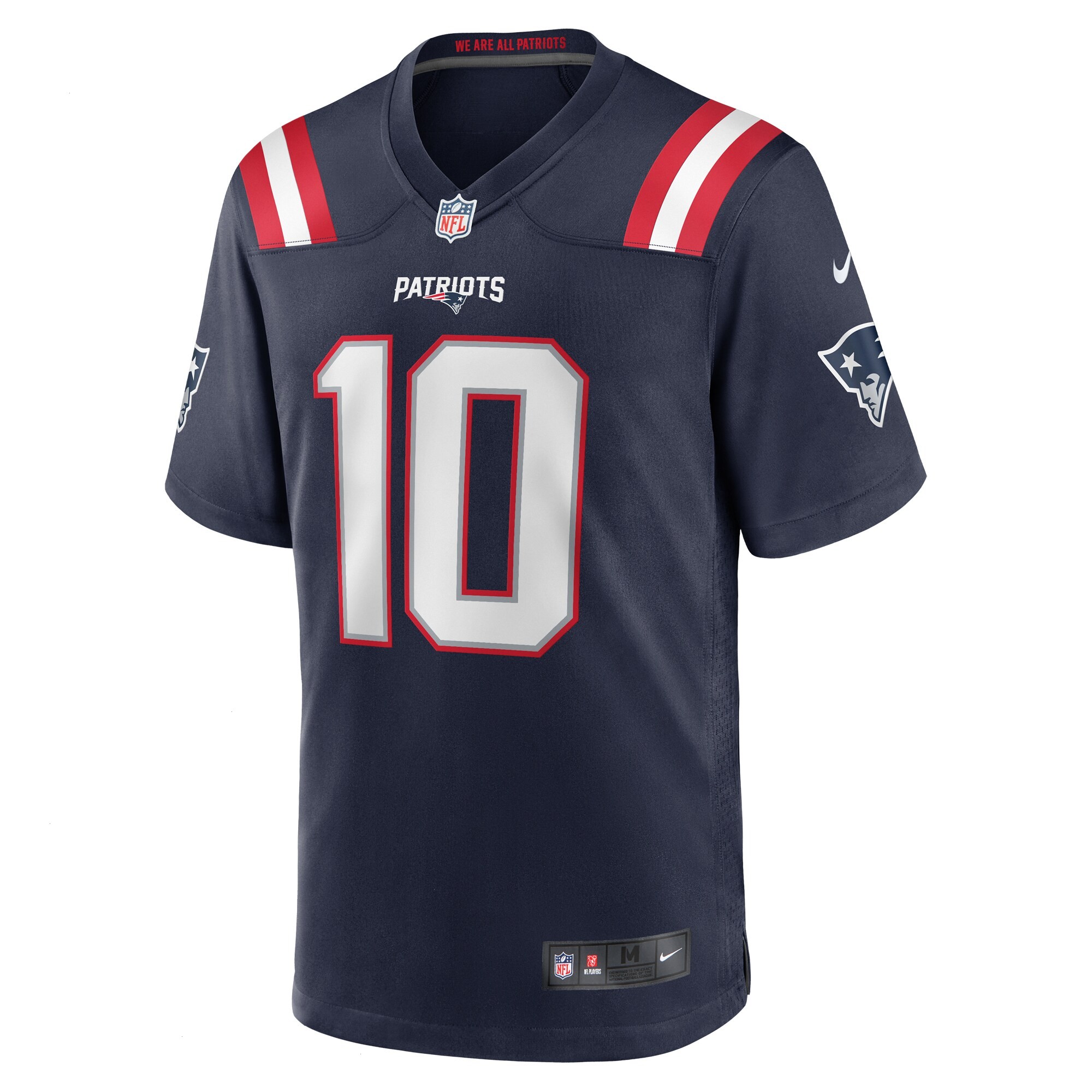 Men's New England Patriots Drake Maye Nike Navy Player Game Jersey