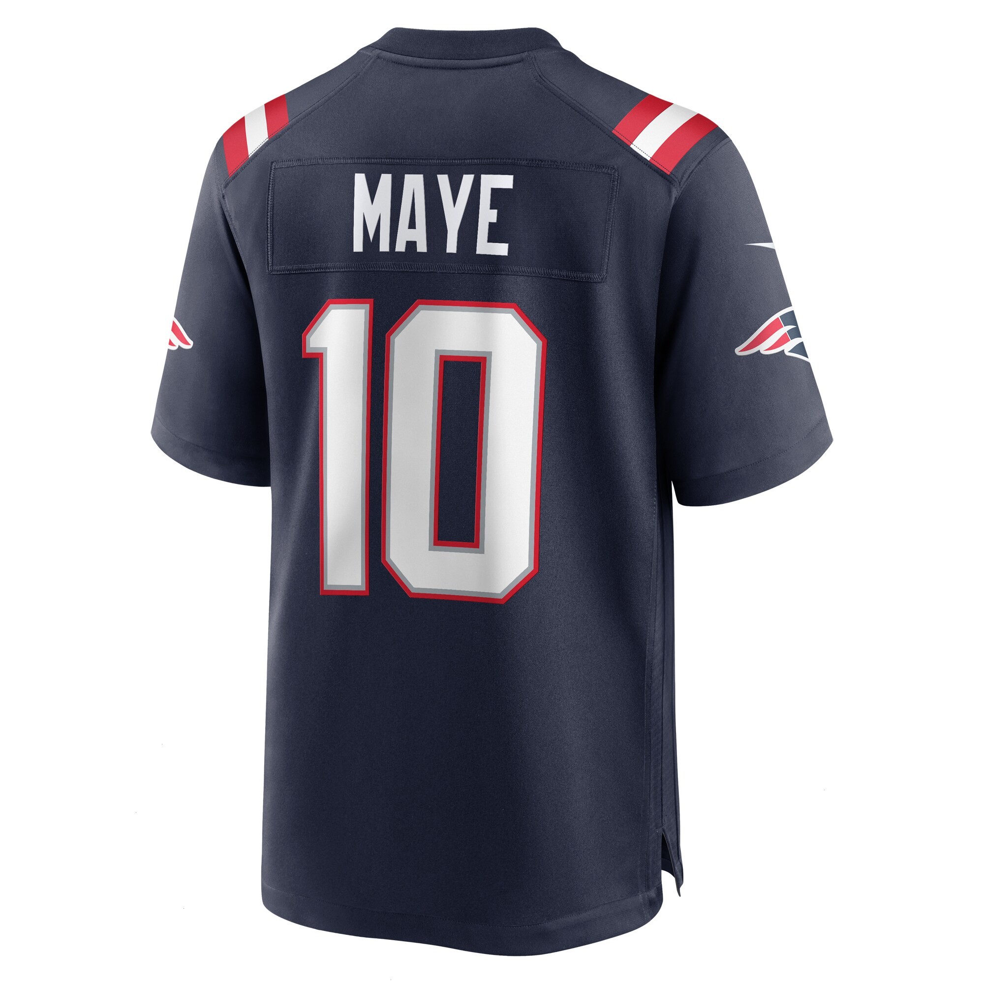 Men's New England Patriots Drake Maye Nike Navy Player Game Jersey