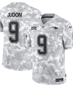 Men's New England Patriots Matthew Judon Nike Arctic Camo 2024 Salute to Service Limited Jersey