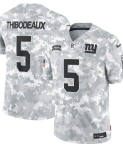 Men's New York Giants Kayvon Thibodeaux Nike Arctic Camo 2024 Salute to Service Limited Jersey