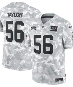 Men's New York Giants Lawrence Taylor Nike Arctic Camo 2024 Salute to Service Retired Player Limited Jersey