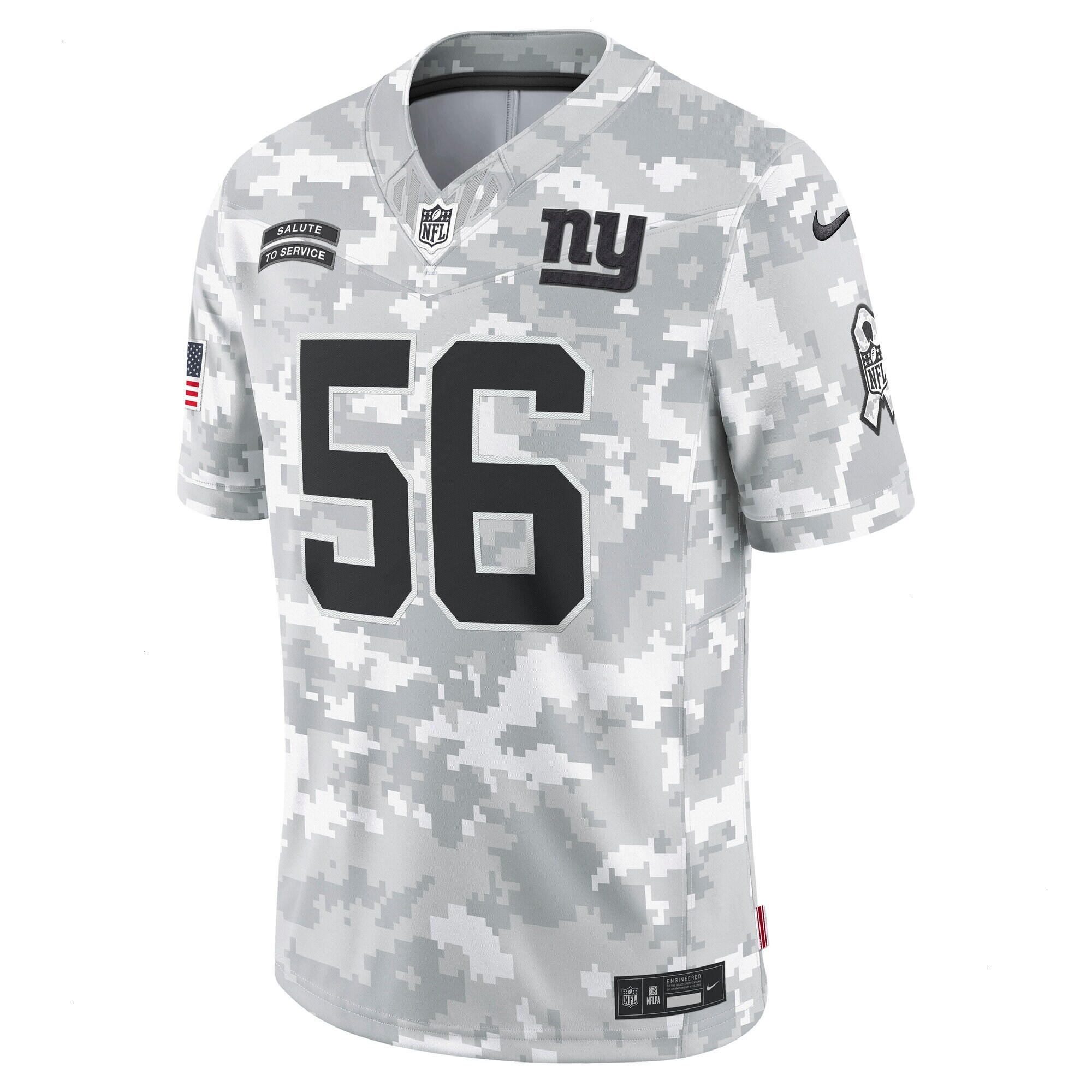 Men's New York Giants Lawrence Taylor Nike Arctic Camo 2024 Salute to Service Retired Player Limited Jersey