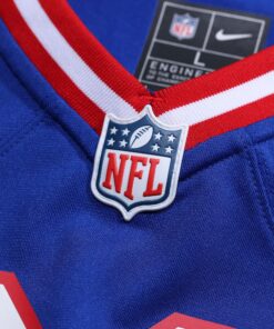 Men's New York Giants Malik Nabers Nike Royal 2nd Alternate Game Jersey