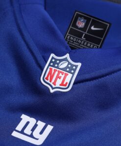 Men's New York Giants Malik Nabers Nike Royal Player Game Jersey