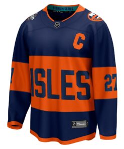 Men's New York Islanders Anders Lee Fanatics Navy 2024 NHL Stadium Series Breakaway Player Jersey