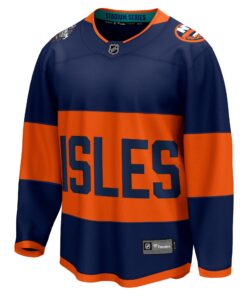 Men's New York Islanders Fanatics Navy 2024 NHL Stadium Series Breakaway Jersey