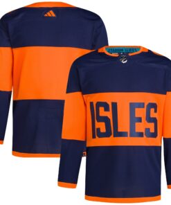 Men's New York Islanders adidas Navy 2024 NHL Stadium Series Primegreen Authentic Jersey