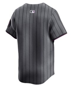 Men's New York Mets Nike Graphite 2024 City Connect Limited Jersey