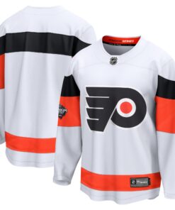 Men's Philadelphia Flyers Fanatics White 2024 NHL Stadium Series Breakaway Jersey
