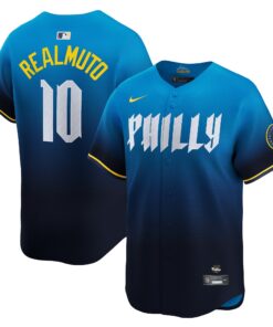 Men's Philadelphia Phillies J.T. Realmuto Nike Blue 2024 City Connect Limited Player Jersey