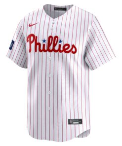 Men's Philadelphia Phillies Nike White 2024 MLB World Tour London Series Home Limited Jersey