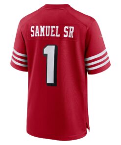 Men's San Francisco 49ers Deebo Samuel Sr Nike Scarlet Alternate Game Jersey