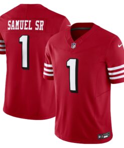 Men's San Francisco 49ers Deebo Samuel Sr Nike Scarlet Alternate Vapor F.U.S.E. Limited Jersey