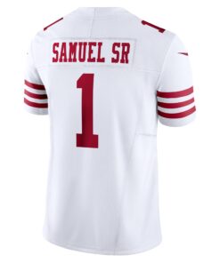 Men's San Francisco 49ers Deebo Samuel Sr Nike White Vapor F.U.S.E. Limited Jersey