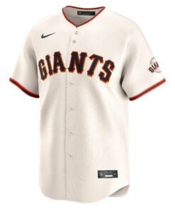 Men's San Francisco Giants Nike Cream 2024 Jackie Robinson Day Home Limited Jersey