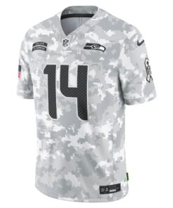 Men's Seattle Seahawks DK Metcalf Nike Arctic Camo 2024 Salute to Service Limited Jersey