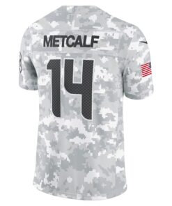 Men's Seattle Seahawks DK Metcalf Nike Arctic Camo 2024 Salute to Service Limited Jersey
