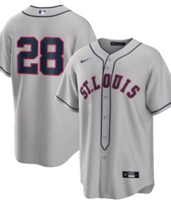 Men's St. Louis Cardinals Nolan Arenado Nike Gray 2024 Rickwood Classic Replica Player Jersey