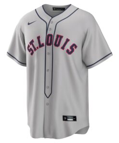 Men's St. Louis Cardinals Nolan Arenado Nike Gray 2024 Rickwood Classic Replica Player Jersey