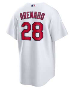Men's St. Louis Cardinals Nolan Arenado Nike White 2024 Home Replica Jersey