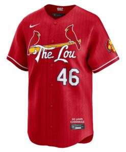 Men's St. Louis Cardinals Paul Goldschmidt Nike Red 2024 City Connect Limited Player Jersey