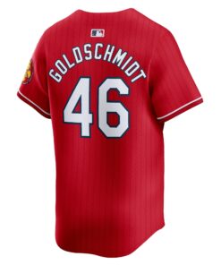 Men's St. Louis Cardinals Paul Goldschmidt Nike Red 2024 City Connect Limited Player Jersey