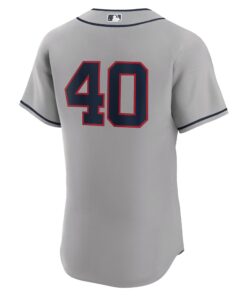 Men's St. Louis Cardinals Willson Contreras Nike Gray 2024 Rickwood Classic Authentic Player Jersey