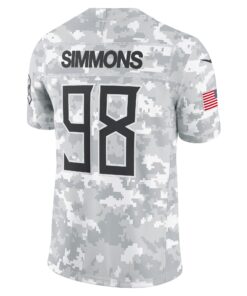 Men's Tennessee Titans Jeffery Simmons Nike Arctic Camo 2024 Salute to Service Limited Jersey