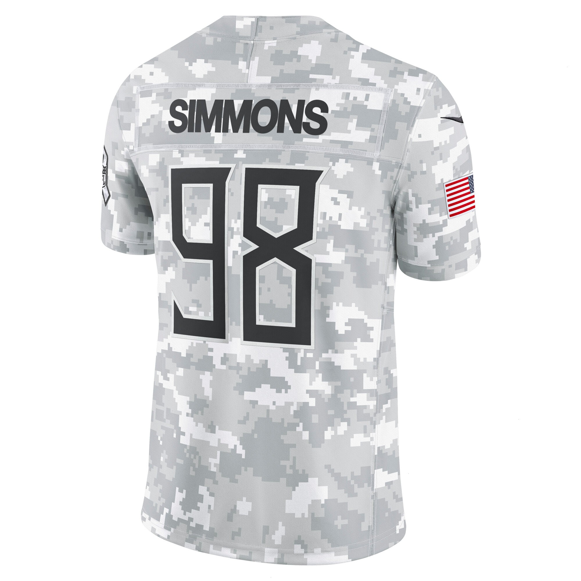 Men's Tennessee Titans Jeffery Simmons Nike Arctic Camo 2024 Salute to Service Limited Jersey