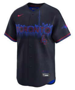 Men's Toronto Blue Jays George Springer Nike Black 2024 City Connect Limited Player Jersey