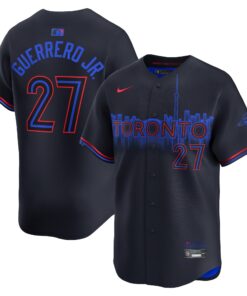 Men's Toronto Blue Jays Vladimir Guerrero Jr. Nike Black 2024 City Connect Limited Player Jersey