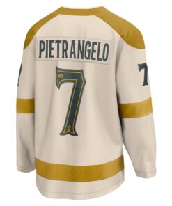 Men's Vegas Golden Knights Alex Pietrangelo Fanatics Cream 2024 NHL Winter Classic Breakaway Player Jersey