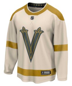 Men's Vegas Golden Knights Fanatics Cream 2024 NHL Winter Classic Breakaway Jersey