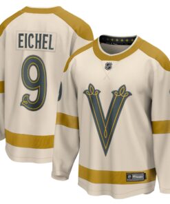 Men's Vegas Golden Knights Jack Eichel Fanatics Cream 2024 NHL Winter Classic Breakaway Player Jersey