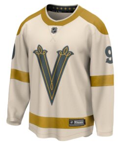 Men's Vegas Golden Knights Jack Eichel Fanatics Cream 2024 NHL Winter Classic Breakaway Player Jersey