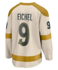Men's Vegas Golden Knights Jack Eichel Fanatics Cream 2024 NHL Winter Classic Breakaway Player Jersey
