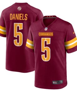 Men's Washington Commanders Jayden Daniels Nike Burgundy Player Game Jersey