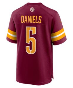 Men's Washington Commanders Jayden Daniels Nike Burgundy Player Game Jersey