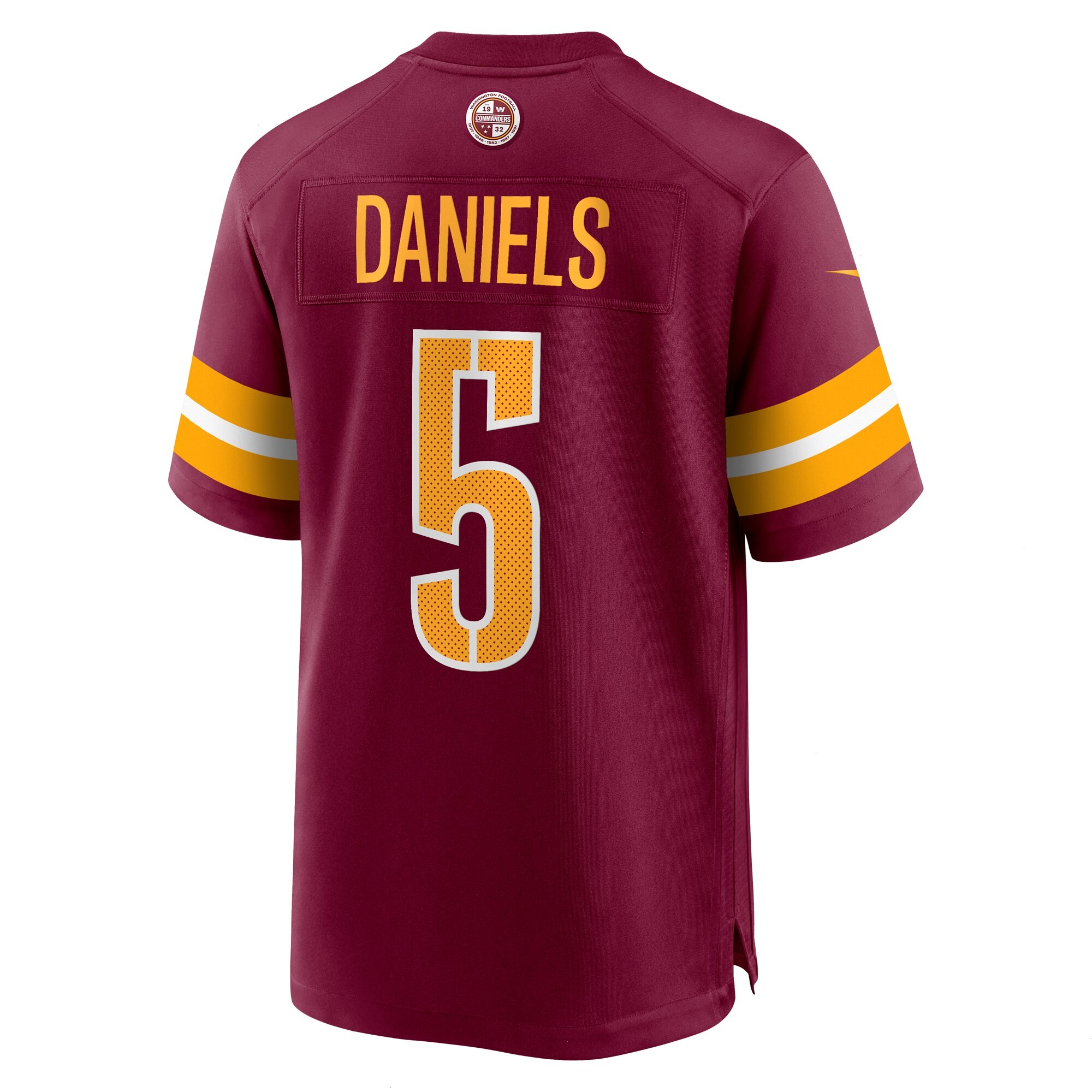 Men's Washington Commanders Jayden Daniels Nike Burgundy Player Game Jersey