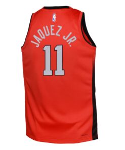 Miami Heat Nike City Edition Swingman Jersey 2024 - Red - Jaime Jaquez Jr. - Youth