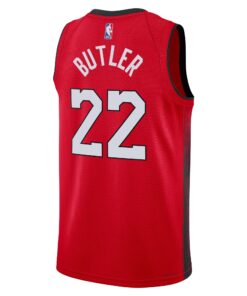 Miami Heat Nike City Edition Swingman Jersey 2024 - Red - Jimmy Butler - Unisex