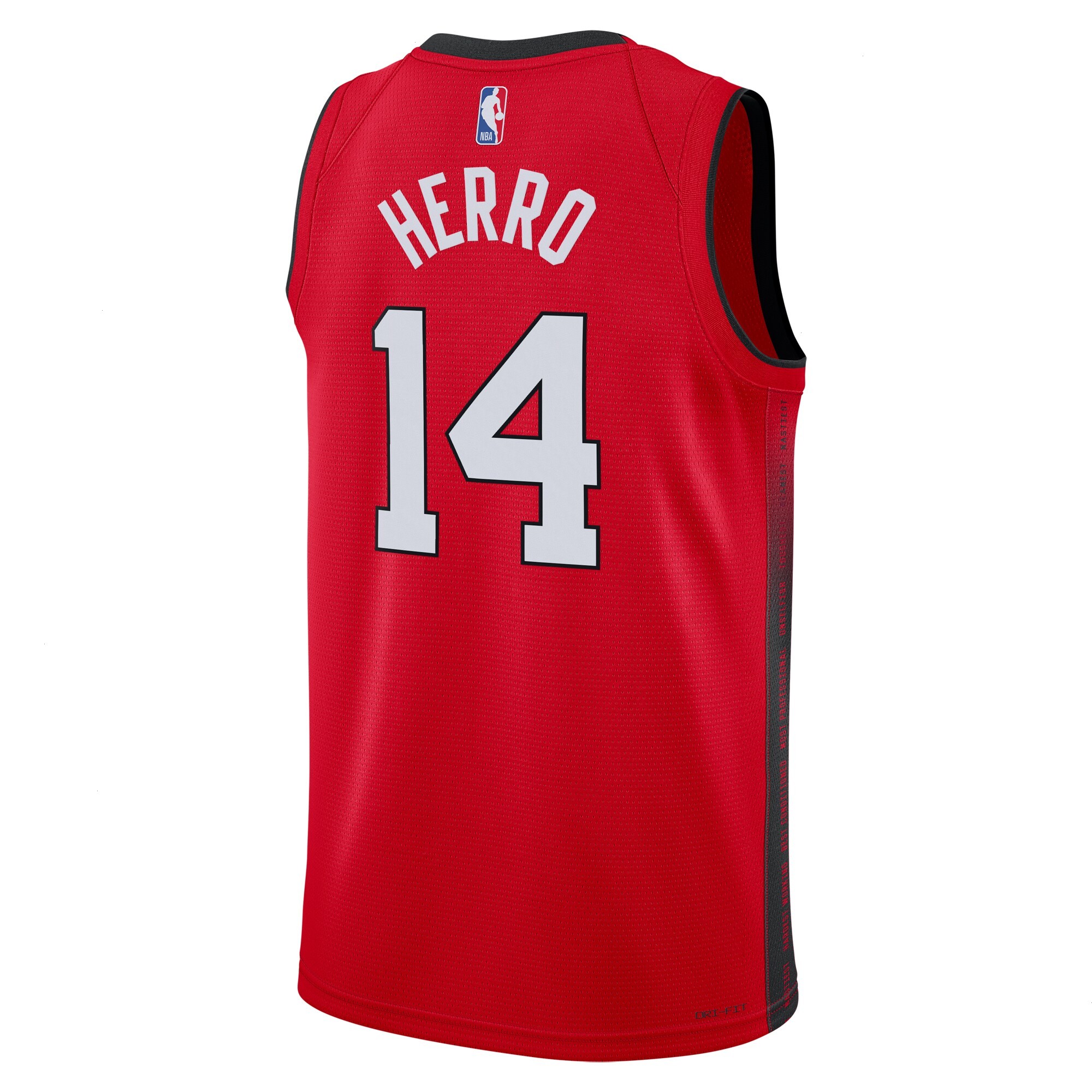 Miami Heat Nike City Edition Swingman Jersey 2024 - Red - Tyler Herro - Unisex