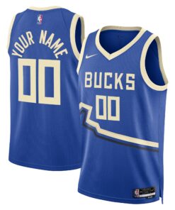 Milwaukee Bucks Nike City Edition Swingman Jersey 2024 - Custom - Unisex