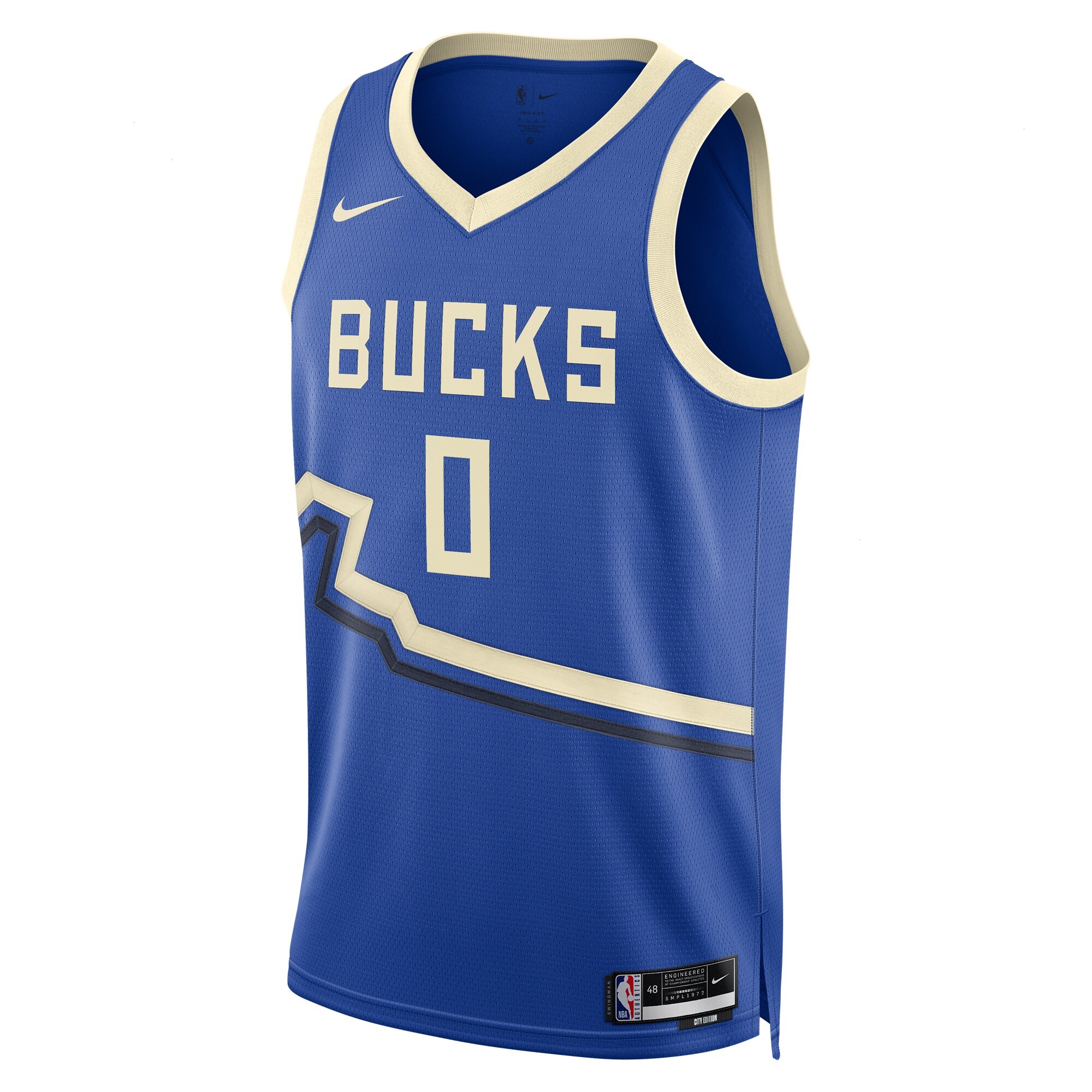 Milwaukee Bucks Nike City Edition Swingman Jersey 2024 - Royal - Damian Lillard - Unisex
