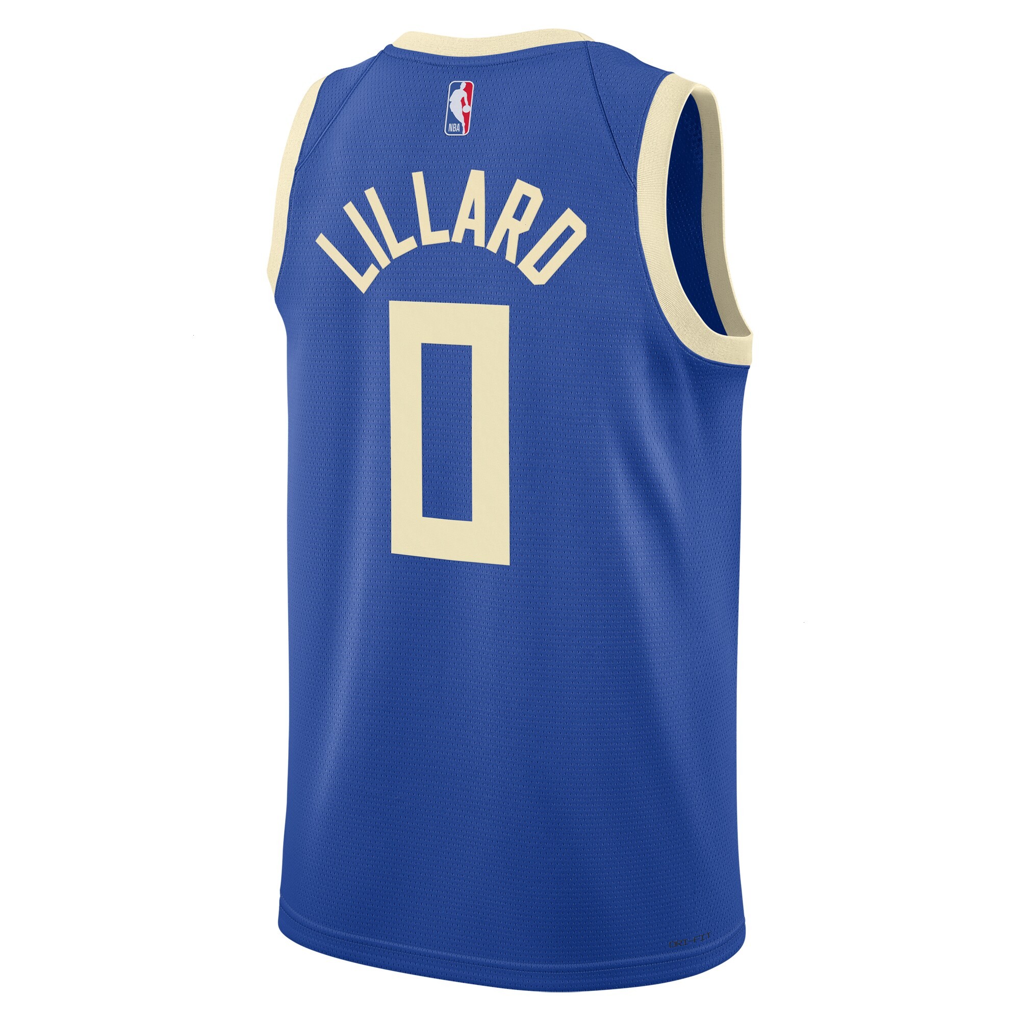Milwaukee Bucks Nike City Edition Swingman Jersey 2024 - Royal - Damian Lillard - Unisex