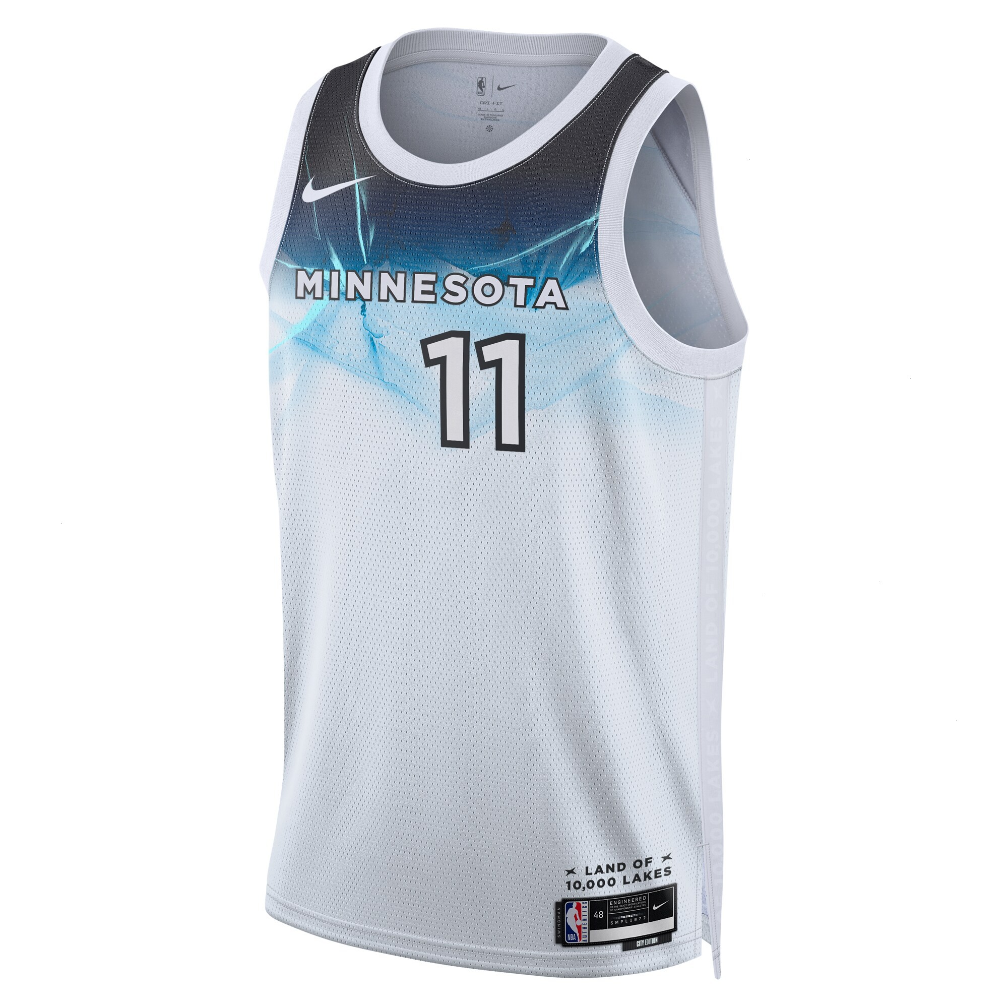 Minnesota Timberwolves Nike City Edition Swingman Jersey 2024 - White - Naz Reid - Unisex