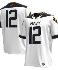 Navy Midshipmen Under Armour 2024 Rivalry Replica Jersey - White