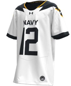 Navy Midshipmen Under Armour Youth 2024 Rivalry Replica Jersey - White