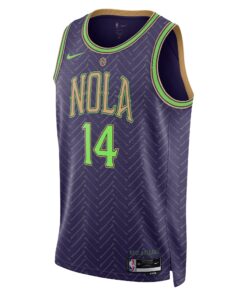 New Orleans Pelicans Nike City Edition Swingman Jersey 2024 - Purple - Brandon Ingram - Unisex