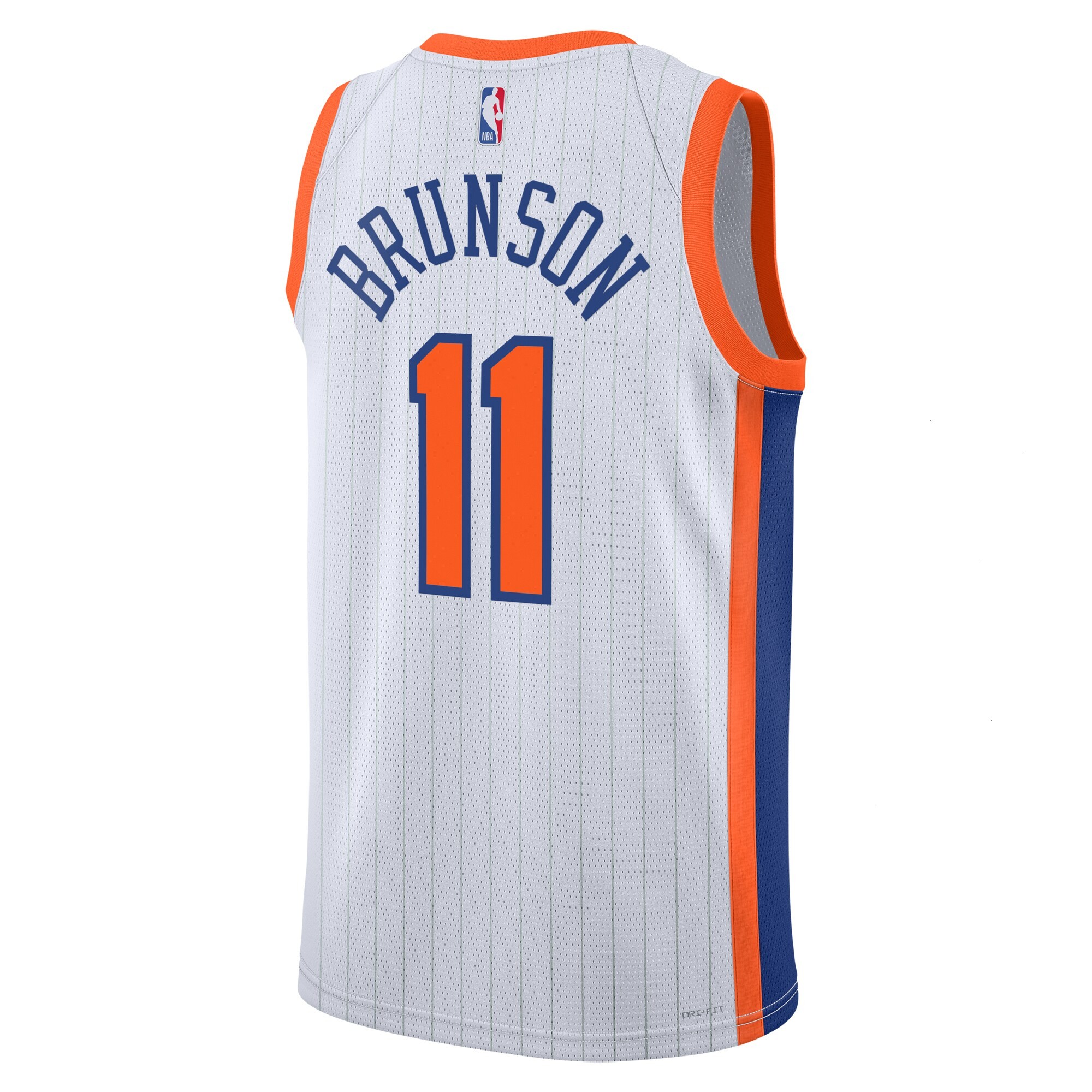 New York Knicks Nike City Edition Swingman Jersey 2024 - White - Jalen Brunson - Unisex
